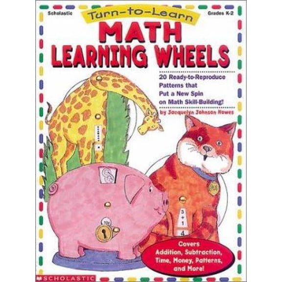 Pre-Owned Turn to Learn: Math Learning Wheels (Grades K-2) (Paperback) 0590117572 9780590117579