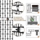 thumbnail image 2 of Cat Scat Mat With Spikes, Cat Dog Animal Spikes Repellent Deterrent Mat, Indoor Cat Outdoor Mat For, 2 of 5