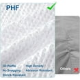 thumbnail image 4 of PHF Waffle Duvet Cover Set King Size, 3 Pieces Soft Breathable Bedding Comforter Cover for All Seasons, Waffle Textured Duvet Cover with 2 Pillow Shams Bedding Collection, 104"x90", White, 4 of 6