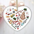 thumbnail image 6 of Cute Christmas Ornament Nursing Set, Bundle of Four Nurse Themed Gifts, 6 of 7