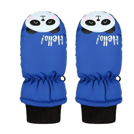 

Wozhidaoke gloves 1 Pairs Toddler Boys Girls Ski Waterproof Warm Snow valentines day gifts for kids baby mittens