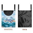 thumbnail image 7 of ZIATUBLE Ocean Turtle Storage Bag Clothespin Washable Hanging Clothespin Bag with Large Opening Clothespin Holder for Clothesline Large Capacity Hanging Clothespin Case Outdoor, 7 of 7