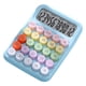 thumbnail image 4 of Calculadora de escritorio compacta y ligera, ideal como accesorio. Regalos prácticos. Botón mecánico portátil para clase, escuela, negocios y hogar. Azul, 4 of 10