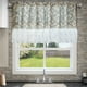 thumbnail image 1 of Cortinas con estampado floral para cafeterías, decoración de paredes, cenefas escalonadas con borde de encaje, cortinas de poliéster para cocina y baño., 1 of 6