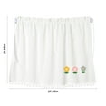 thumbnail image 3 of Cortina de cortina solar para coches - protector solar de tela de 50x70 cm para aislamiento térmico y protección UV, blanca, 3 of 8