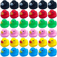 thumbnail image 1 of Tcwhniev 50 Pzas de Patitos de Goma, Patitos Surtidos Juguete de Baño, Flotador de Baño, Juguetes de Baño Patito de Goma para Ducha, Recuerdos de Fiesta de Cumpleaños, Regalo, 1 of 1