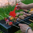 thumbnail image 3 of TOPRenddon Basting Brushes Silicone Heat Resistant Pastry Brushes Spread Oil Butter Sauce Marinades for BBQ Grill Barbecue Baking Kitchen Cooking BPA Free Dishwasher Safe, 3 of 9