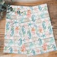 thumbnail image 4 of Teal Red Seahorse Coastal Kitchen Towels Set of 4, Water Absorbent Dish Towel, Vintage Nautical Beach Coral Starfish Decorative Hand Towels - Quick Drying Cloth for Cooking Baking, 18x28 Inch, 4 of 8