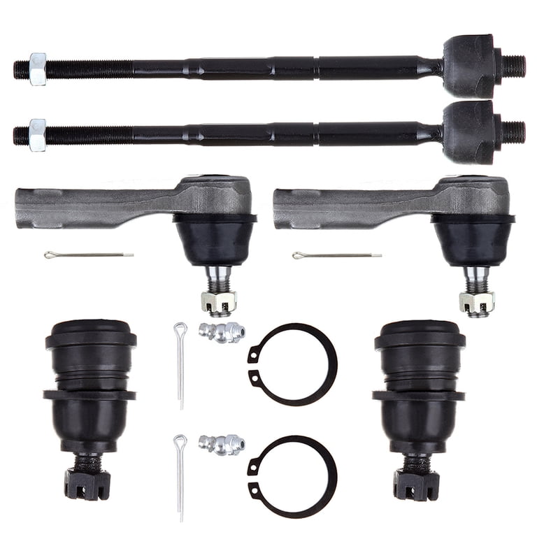 Tie Rod End & Ball Joint Assembly Kit – Fits Nissan Sentra & 200SX 1995-1999, 6-Piece Inner/Outer Tie Rods & Lower Ball Joints