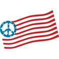 thumbnail image 3 of CafePress - Peace American Flag Mug - 11 oz Ceramic Mug - Novelty Coffee Tea Cup, 3 of 6