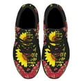 thumbnail image 2 of Be A Sunflower Roses Heart Shoes Sneakers for Women Men Black Size 5, 2 of 7
