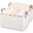 Natural Color, variant on StorageWorks Large Fabric Storage Bins with Metal Frame, Collapsible Storage Baskets for Shelves, 2-Pack, Beige-Cotton-linen