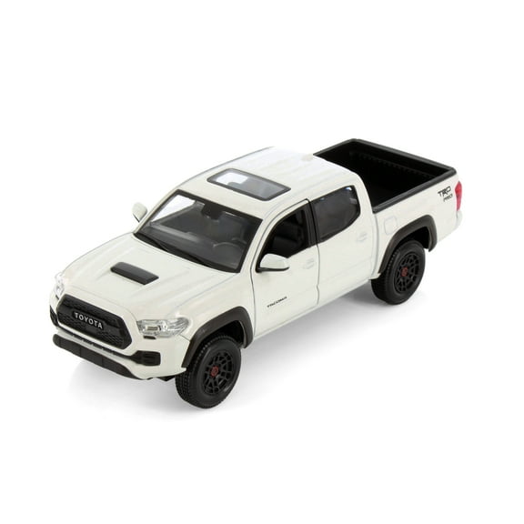2023 Toyota Tacoma TRD Pro Pickup Truck, White - Showcasts 37910 - 1/27 Scale Diecast Model Car