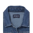 thumbnail image 2 of Chaqueta vaquera The Children's Place Basic Azure Wash para niñas, 2 of 5