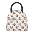 thumbnail image 1 of Fotbe Retro Squirrel Bolsa de Almuerzo con Estampado, Lonchera Aislada, Contenedor de Comida Reutilizable Tipo Cooler a Prueba de Fugas, 1 of 6