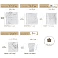 thumbnail image 5 of MALACASA, 60-Piece Porcelain Dinnerware Set, Dinner Set for 12, Marble Grey, 5 of 8