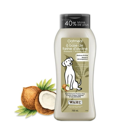 Shampooing à base de farine d'avoine pour chiens Wahl - 700ml Apaise les démangeaisons