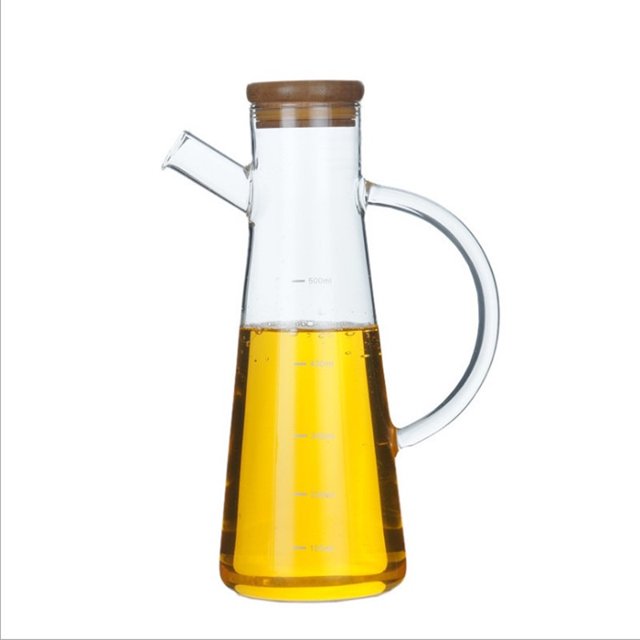 Botella De Aceite Con Alto Mango De Vidrio De Borosilicato, Hervidor De Aceite Sellado Con Mango sonducket HA015838-00