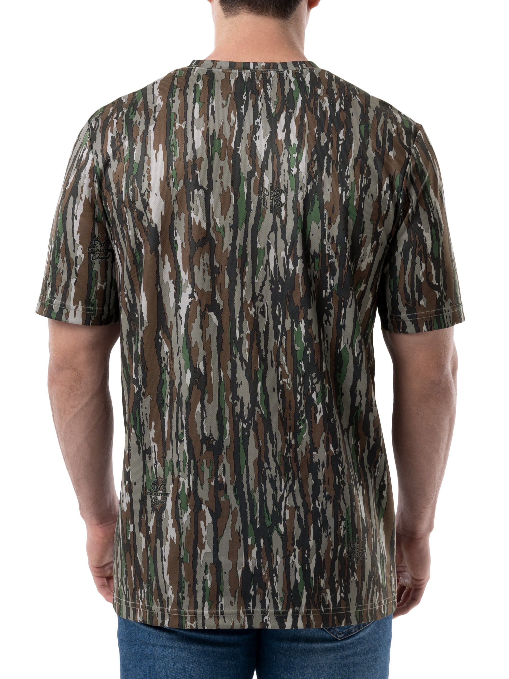 Realtree Men's Short Sleeve Performance Camo Tee 2-Pack Bundle