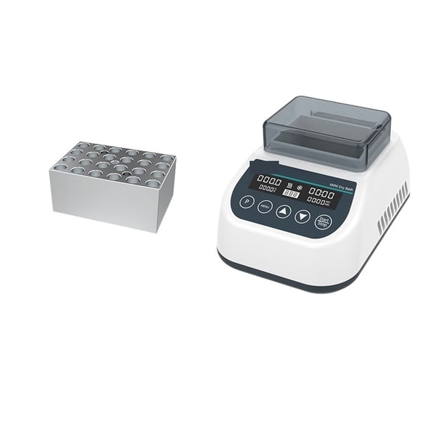 Mini Dry Bath Incubator Lab Equipment Constant Temperature Lab Heater Incubation Shaker With Heating Block 0.5/1.5/2/5/15/50ml ,Easy Use