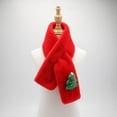 thumbnail image 2 of Zwiiyzr Kids Christmas Scarf Winter Knitted Kids Scarves Solid Color Cute Thick and Warm Neck Warmer for Boys Girls 1-15 Years Red, 2 of 3