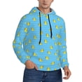 thumbnail image 2 of Wukai Duck Swimming Print Men Hoodies Fleece Sweatshirts Long Sleeve Sweaters Pullover Fall Outfits Winter Clothes-XX-Large, 2 of 7