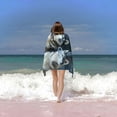 thumbnail image 6 of PHYHOO Wolf Oil Painting Sand Free Microfiber Beach Towel Lightweight Oversized Quick Dry for Swimming, Pool, Camping, Yoga, Traveling Essentials Accessories Vacation Stuff  30x60in, 6 of 8