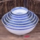 thumbnail image 2 of Cuencos de cerámica para fideos ramen, porcelana azul y blanca, estilo retro chino, para postres, sopas, cereales, arroz, udon y fideos asiáticos, 4 pulgadas, 2 piezas, 2 of 7