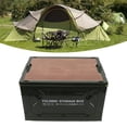 thumbnail image 1 of Collapsible Camping Storage Box, Pulley Design Water Proof 5 Sides Opening Folding Storage Bin for Home Kitchen Office Car Outdoor, 1 of 7