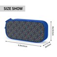thumbnail image 3 of Uemuo Shells and Seaweed Printed Pencil Pen Case, Portable Pencil Pouch with Zipper, Compact Stationery Bag Makeup Bag, Pencil Bag for Home Office, 3 of 9