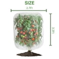 thumbnail image 5 of KORALAKIRI 4 Pack Garden Netting with Drawstring, 3.3 Ft x 2.7 Ft Bird Insect Net for Tomatoes Fruit Trees, 5 of 7