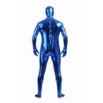 thumbnail image 4 of Cxenplz Unisex Metallic Bodysuit Full Cover Hood Adult Shiny One Piece Spandex Body Suit Bodysuit Costume, 4 of 4