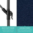 thumbnail image 6 of Best Choice Products 10ft Offset Hanging Outdoor Market Patio Umbrella w/ Easy Tilt Adjustment - Navy Blue, 6 of 7