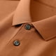 thumbnail image 5 of Vestido de Camiseta, Suelto Casual de Manga Corta Camisa de Solapa con Rayas, Cremallera de Punto Cuarto para Hombres, 5 of 6