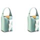 thumbnail image 1 of Monstrate Reposacabezas de coche, soporte de tejido, bolsillo de almacenamiento, bolsa reutilizable, viaje familiar, organizador de automóviles, azul claro 2Conjunto, 1 of 6