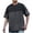 (Style 40)Dark Gray, variant on Short Sleeve Shirts for Men Big and Tall Quick Dry Workout Gym Tops Summer Pliad Round Neck Running Tee Shirt