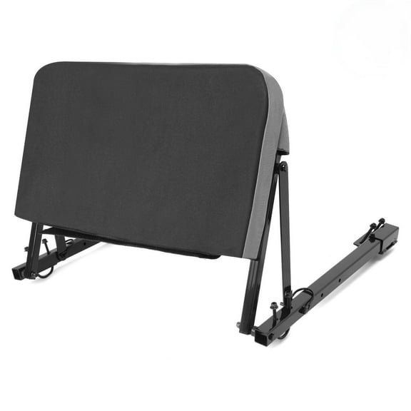 Folding Frame Rear Seat Backrest Driver Riding Support Thick Cushion For ATV