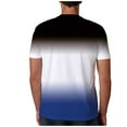 thumbnail image 5 of Handshe Men's Casual Round Neck Gradient Sport Short - Sleeve T - Shirt for Daily & Outdoor, 5 of 5
