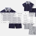 thumbnail image 3 of Toddler Boys Outfit Sets 6-12 Months 12-24 Months 2t 3t 4t 5t 6t 7t Children Children Soft Short Sleeve T Shirts Tops + Shorts Casual Two Piece Summer Kids Boys Outfits Sets(Navy,3-4 Years), 3 of 4