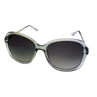 Isaac Mizrahi Womens Crystal Grey Square Sunglass IM 31259 GR