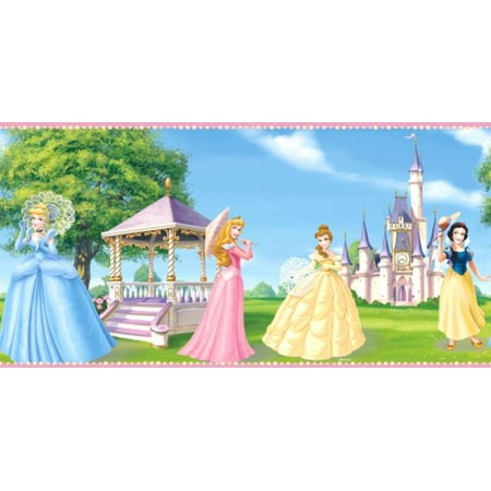 - Blue Mountain Wallcoverings DF059191BFP Fantasy Princess Prepasted Wall Border