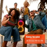 JBL PartyBox Wireless Mic - Digital wireless microphones designed for use with the JBL PartyBox speakers - Black