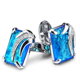thumbnail image 2 of Cuff Buttons Platinum Plated Cuff Buttons con incrustaciones de piedras preciosas Joyería para Hombres Adecuado para Regalar, 2 of 7