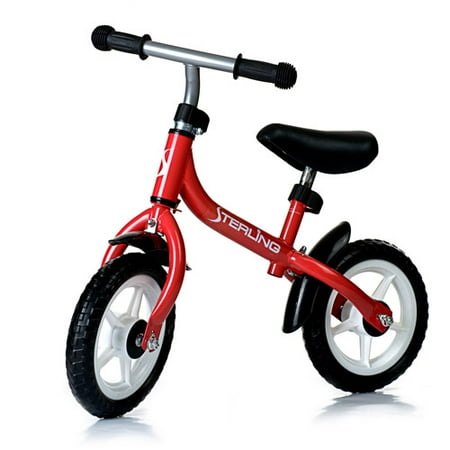 WonkaWoo Ride and Glide Mini-Cycle Balance Bike, Red