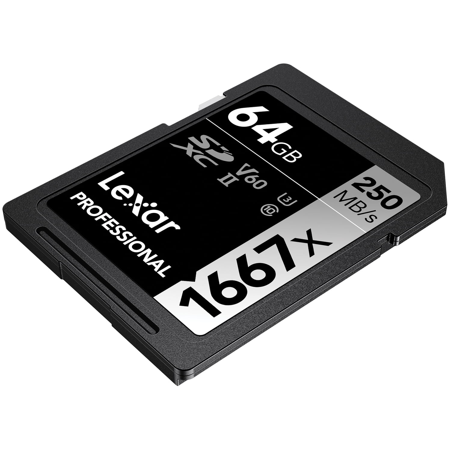 Lexar Professionnel SDXC Uhs-Ii Carte Mémoire 1000x 64GB U3 HD 4K 3D V60 -uk eBa
