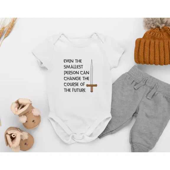 Baby Bodysuit BELLA CANVAS Even The Smallest Person Can Change The Future Baby Bodysuit/Grow, Baby Shower