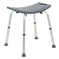 thumbnail image 3 of HERCULES Series Tool-Free and Quick Assembly, 300 Lb. Capacity, Adjustable Gray Bath & Shower Chair with Non-slip Feet, 3 of 9