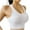White, variant on JIUKE Sport Bras for Women Criss Cross Back Yoga Bras High Support Seamless Workout Bras Size XL