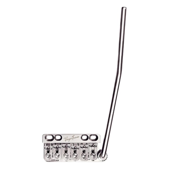 Vega-Trem VT1 Special Standard 6-Screw Stratocaster Guitar Tremolo Bridge For Strat No Mods Easy Installation Glossy, Right