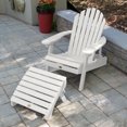 thumbnail image 2 of Highwood 2-pc Hamilton Adirondack Set with 1 Folding Ottoman - Folding & Reclining, Outdoor, Eco-friendly, Synthetic Wood, 2 of 9